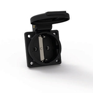 Bals Elektrotech - Schutzkontakt-Anbausteckdose Schutzkont.-Anbausteckdose 71101 16A IP44 schwarz