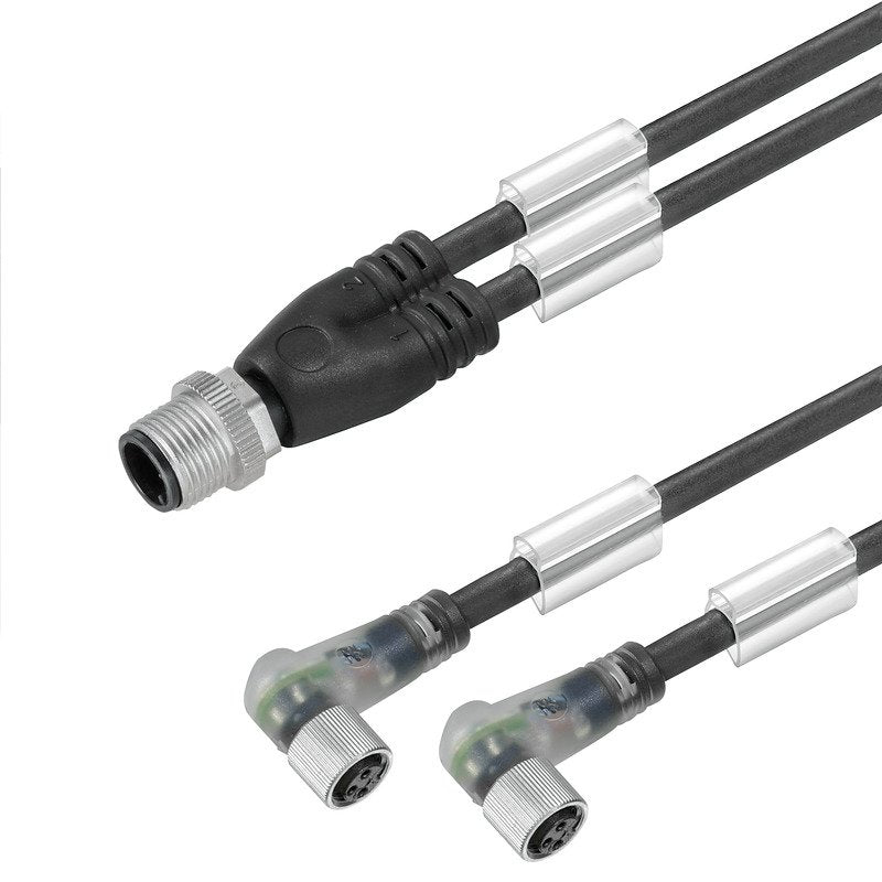 Weidmüller - Konfektioniertes Sensor-Aktor-Kabel Verbindungsleitung SAIL-ZW-M8BW-3L0.3U M12/M8