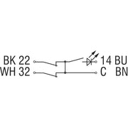 Schmersal - Induktiver Näherungsschalter Sicherheits-Sensor BNS250-12Z-2187 12M
