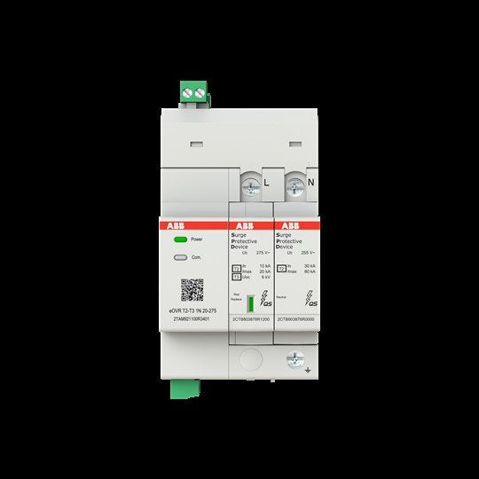 ABB Stotz S&J - Überspannungsableiter für Energietechnik/Stromversorgung digitaler eOVR T2-T3 1N 20-275