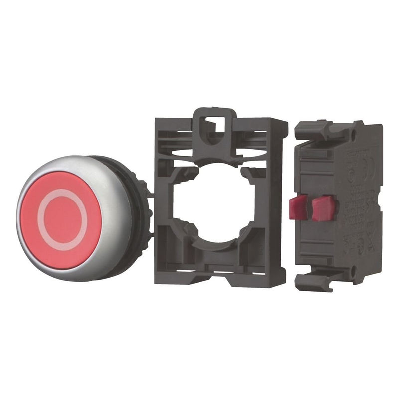 Eaton - Frontelement für Drucktaster Drucktaste RMQ-Titan M22-D-R-X0-K01-BVP flach tastend rot