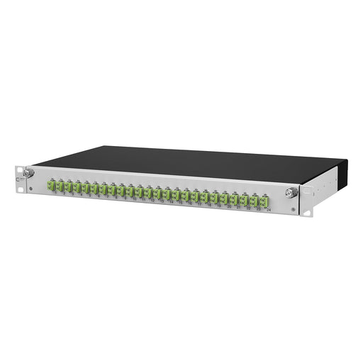 Metz Connect - Patchpanel LWL slide R Patchfeld 1502787M24-E 24xLC-Duplex OM5