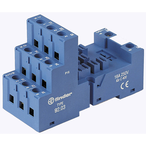 Finder - Relaissockel Schraubfas.bl.Siche.Trenn. 92.03 f.Rel.62.32/33 − 1 Stück by Finder
