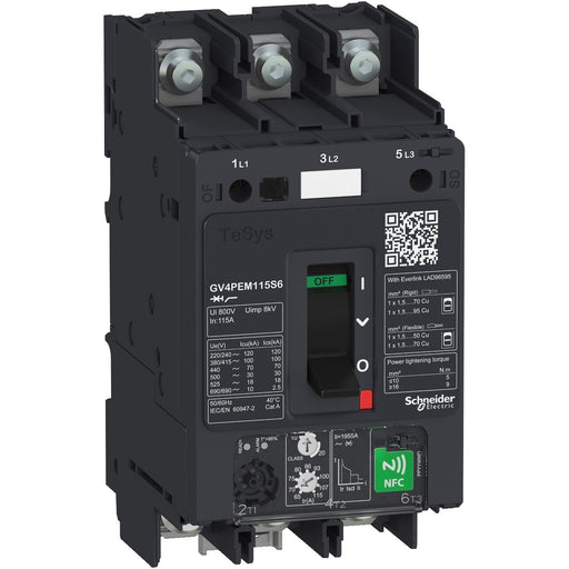 Schneider Electric - Leistungsschalter für Motorschutz Motorschutzschalter GV4PEM07N6 7A 3P 50kA