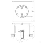 EVN Lichttechnik - Downlight/Strahler/Flutlicht NV EB-Leuchte chr 759 411 50W