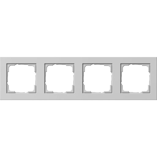 Gira - Abdeckrahmen 4-f. 021437 grau