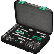 Wera - Steckschlüsselset Zyklop-Knarrensatz 8100 SA 4 1/4 Zoll (6,3mm)