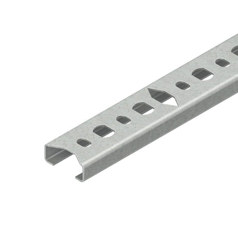 Niedax - Stiel/Profilschiene Reihenschiene 2910/1 SQA − 25 Meter