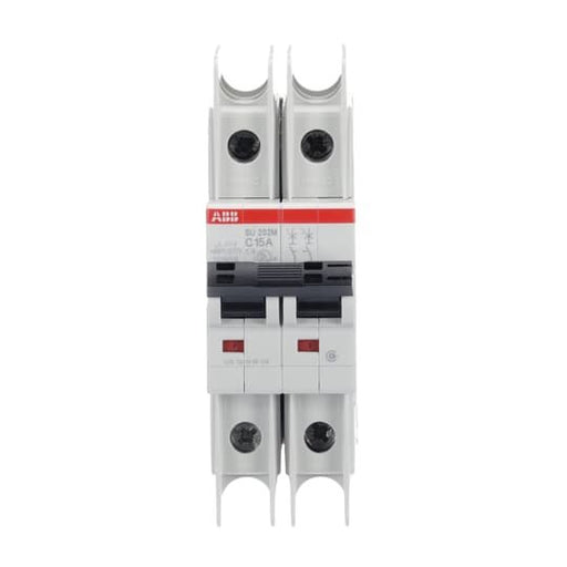 ABB Stotz S&J - Leitungsschutzschalter Sicherungsautomat SU202M-C15 10kA, 15A, 2P