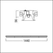 Zumtobel Group - Decken - /Wandleuchte Refurbishment Kit LE FE 1/49 #42189844 840