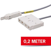 CobiNet - Fernmeldeleisten-Stecker Prüfschnur 2/2 117053 2/2, 4-polig