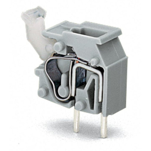 WAGO - Leiterplattenklemme Anreihbare Leiterplattenk. 255-754 Drücker,2,5mm²,bl − 100 Stück