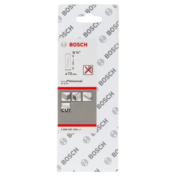 Bosch - Bohrkrone PRO Trockenbohrkrone, 72 x 2608587323 150 mm, G 1/2 Zoll