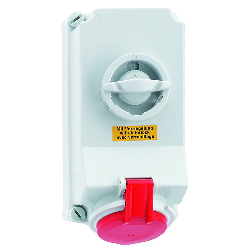 Bals Elektrotech - CEE-Steckdose abschaltbar, abgesichert (IEC 60309) CEE-Steckdose 16378 16A,7p,400V,6H,IP44
