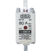 Siba - Messersicherung NH-Sicherungseinsatz 2020913.63 63A NH00 gG 690V − 3 Stück