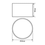 ESYLUX - Mechanisches Zubehör/Ersatzteile für Leuchten Opaler Diffusor ALVA BL #EL00007019