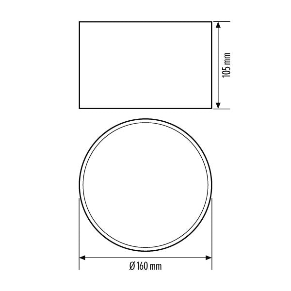 ESYLUX - Mechanisches Zubehör/Ersatzteile für Leuchten Opaler Diffusor ALVA BL #EL00007019