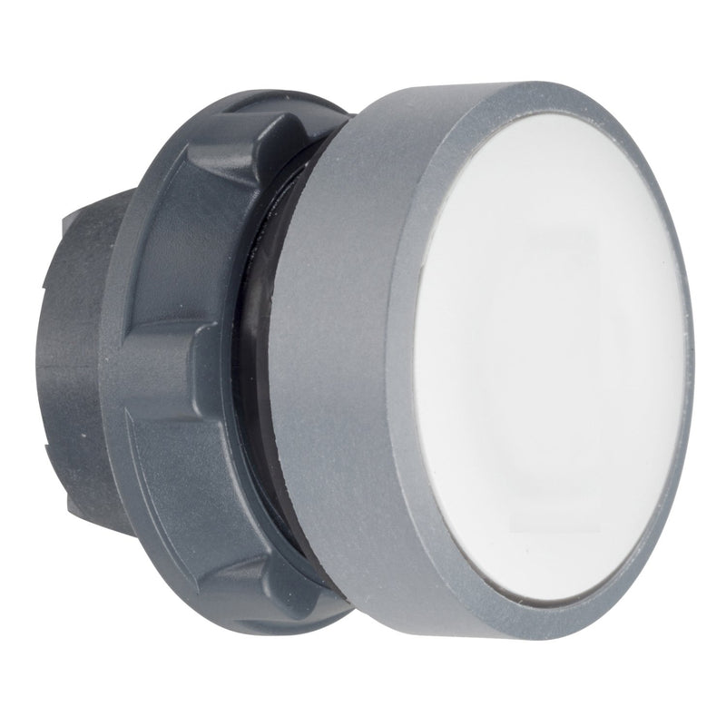 Schneider Electric - Frontelement für Drucktaster Drucktaster, Front ZB5AA1C0 weiss, 22mm, in grau