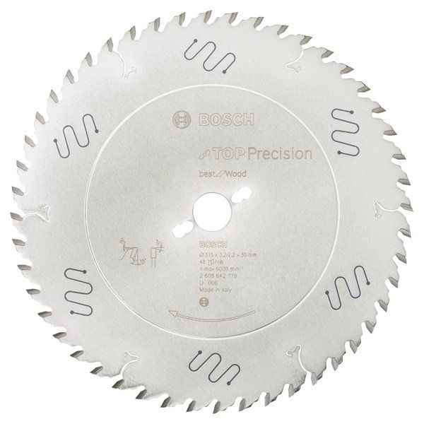 Bosch - Kreissägeblatt Top 2608642119 Precision Best for