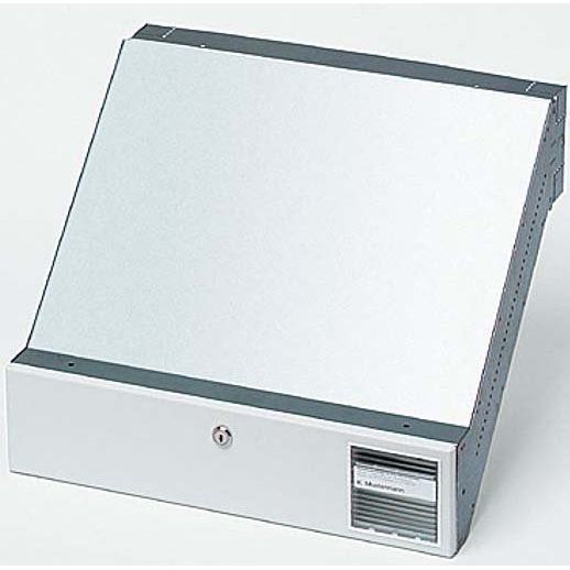 Siedle&Söhne - Montageelement für Türstation Durchwurfbriefkasten BKV 611-4/1-0 W 1f.,f.Mauereinbau ws