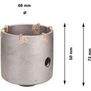 Bosch - Bohrkrone PRO SDS plus-5 Bohrkrone, 2608550076 68 x 50 x 80 mm
