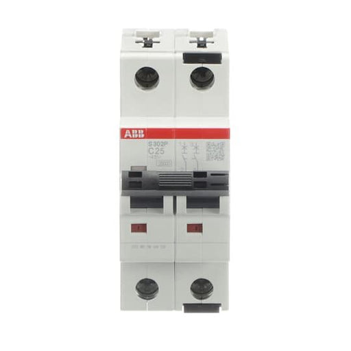 ABB Stotz S&J - Leitungsschutzschalter Sicherungsautomat S302P-C25 25kA, 25A, 2P