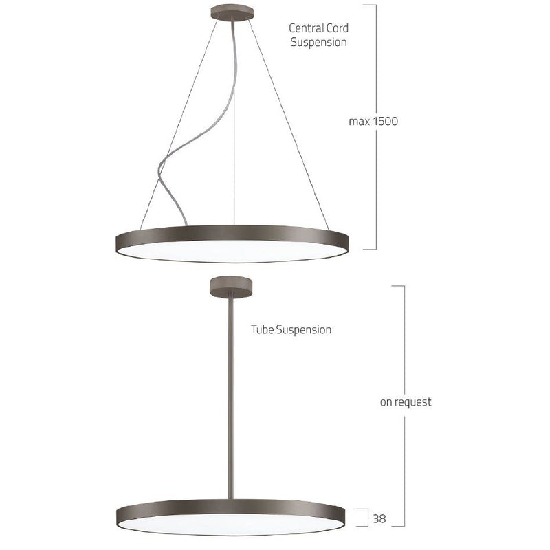 Lightnet - Pendelleuchte LED-Pendelleuchte BP5OWL-840H-D800-U 4000K, d/i