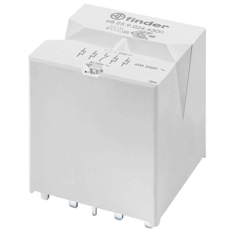 Finder - Schaltrelais Printrelais 68.25.9.024.4300 4S+1Ö − 10 Stück