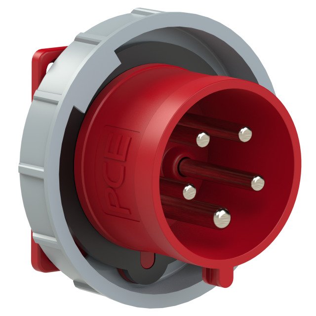 PC Electric - CEE-Gerätestecker (IEC 60309) CEE-Anbaugerätestecker 6252-6ttv 32A 5p 6h IP67 TT − 10 Stück