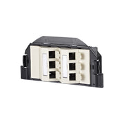 Metz Connect - Kommunikationsanschlussdose Kupfer Subway-Unterflureinheit 130B20S50601-E 6Port GB2 pws leer