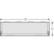 Renz Metallwaren - Bezeichnungsmaterial für Installationsschalterprogramme Namenssch.-Abdeckung 97-9-82146