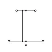 WAGO - Schutzleiter-Reihenklemme Schutzleiterklemme 280-517 0,08-2,5mmq gn/gelb