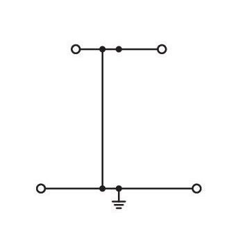 WAGO - Schutzleiter-Reihenklemme Schutzleiterklemme 280-517 0,08-2,5mmq gn/gelb