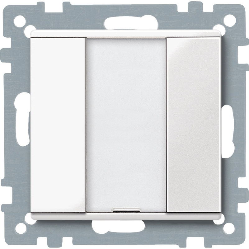 Schneider Electric - Bussystem-Tastsensor Taster 1fach plus MTN617119 polarweiß