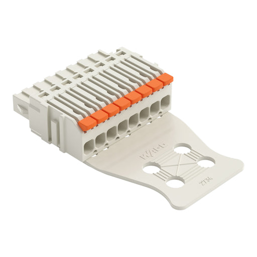 WAGO - Kabelsteckverbinder für Leiterplattensteckverbinder 1-Leiter-Federleiste 27341108327000300000 PushinCAGECLAMP,lgr − 50 Stück