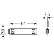 Hensel - Tragschiene KG TS 01 f.KG 9001 Hutpr.35mm