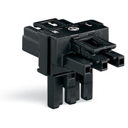 WAGO - Kompaktverteiler für steckbare Gebäudeinstallation Verteiler 770-606 250V 25A 3p. schwarz − 50 Stück
