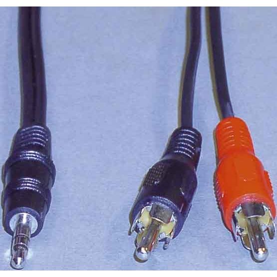 E+P Elektrik - Konfektioniertes A/V-Kabel Stereo-Adapterkabel B 113/5 LOSE 5m