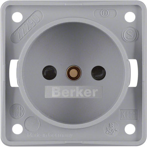Berker - Steckdose gr 961942506 ohne Schutzkontakt