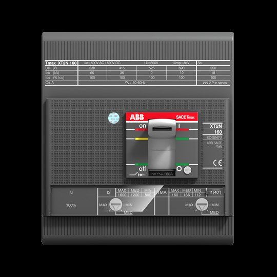 ABB Stotz S&J - Leistungsschalter für Trafo-, Generator- und Anlagenschutz Leistungsschalter XT2N 160 TMA 160-1 Tmax 4p