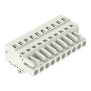 WAGO - Kabelsteckverbinder für Leiterplattensteckverbinder 1-Leiter-Federleiste 721-110/008-000 CAGECLAMP 2,5mm²,lgr − 50 Stück