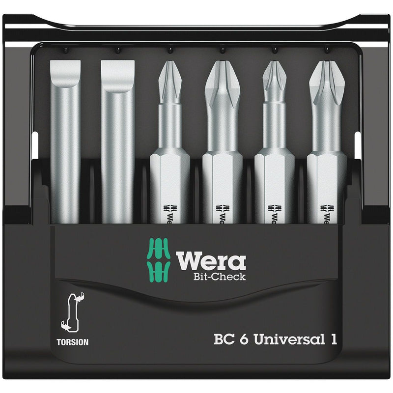 Wera - Bit-Set Bit-Sortiment 056474 Mini-Check, 6-tlg