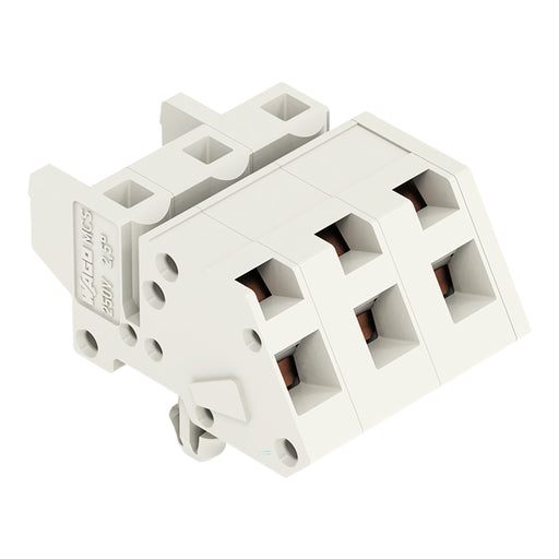 WAGO - Kabelsteckverbinder für Leiterplattensteckverbinder 1-Leiter Federleiste 721-333/008-000 CAGECLAMP 2,5mm²,lgr − 100 Stück