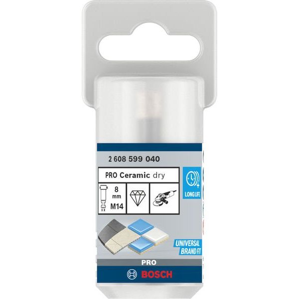 Bosch - Bohrer PRO Ceramic dry 2608599040 Trockenbohrkrone 8 x