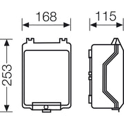 Hensel - Leergehäuse KG 9002 168x253x115mm