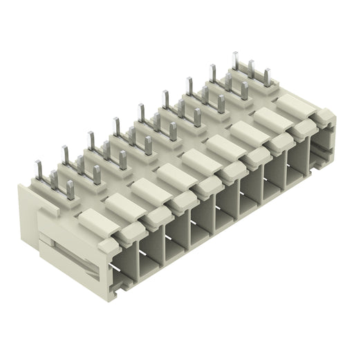 WAGO GmbH & Co. KG - Leiterplattensteckverbinder THT-Stiftleiste 831-3649 abgewinkelt,lgr − 12 Stück