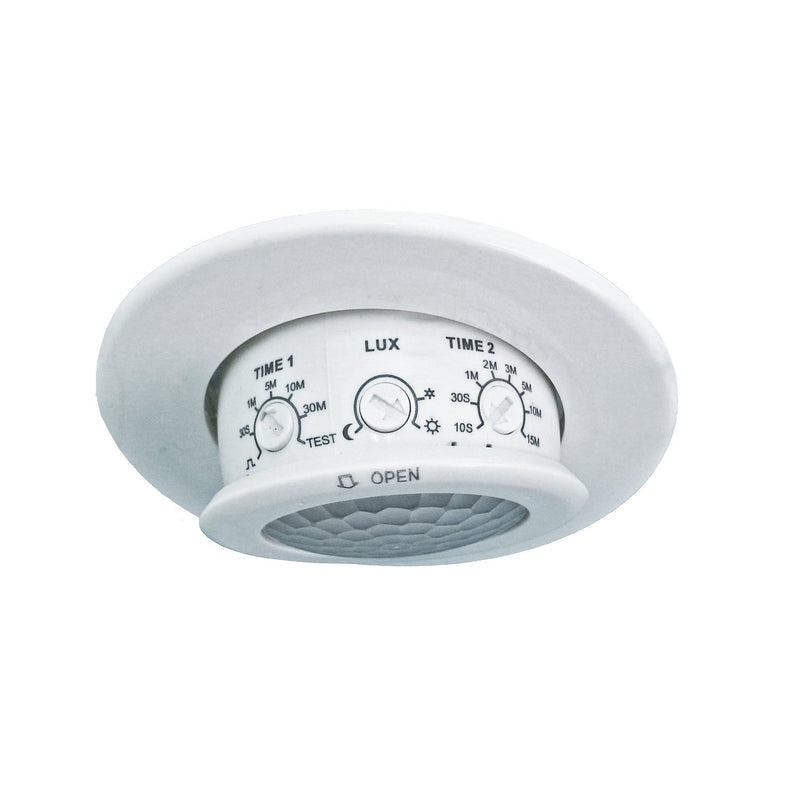 Elso - Bewegungsmelder/Präsenzmelder komplett ARGUS Bewegungsmelder CCT570003 Innen360°2 Kanal ws