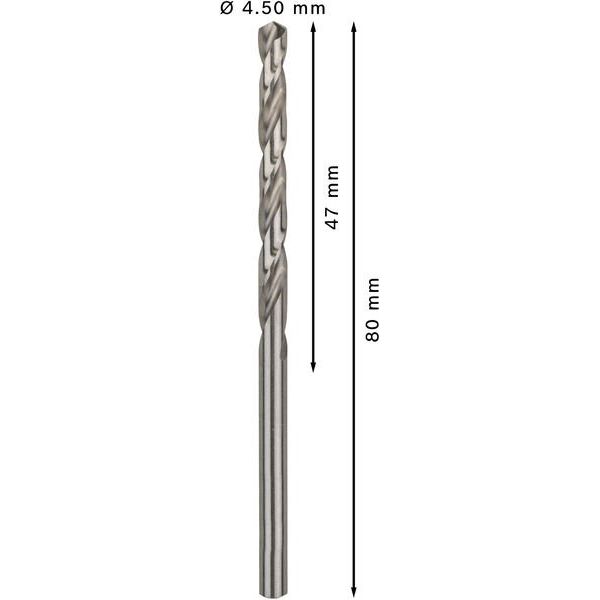 Bosch - Bohrer PRO Metal HSS-G 2608595061 Spiralbohrer 4,5 x