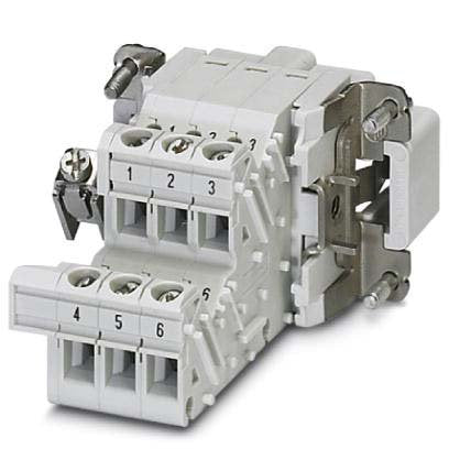Phoenix Contact - Kontakteinsatz für Rechtecksteckverbinder Klemmenadapter HC-B 6-A-UT-PER-M − 5 Stück