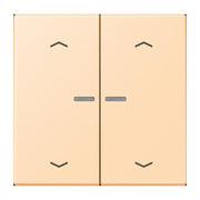 Jung - Bedienelement intelligent Taster mit Pfeilsymbolen BT LC 17102 P 223 ocre